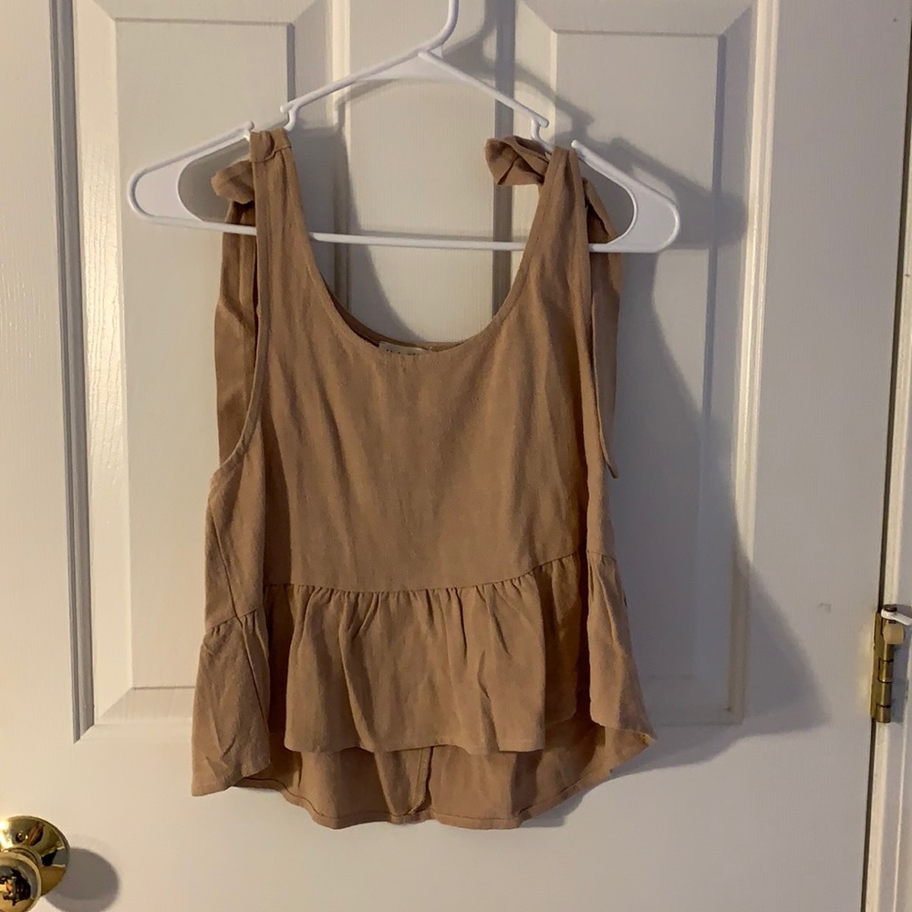 PacSun tan tank top - size S